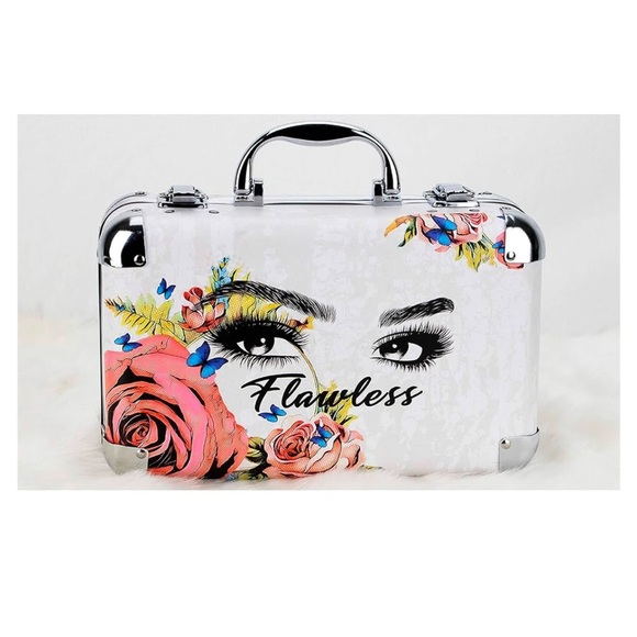 Ver Beauty 6pcs Makeup Gift Set With Extendable Trays and Mirror,Flawless, White - Picture 1 of 5